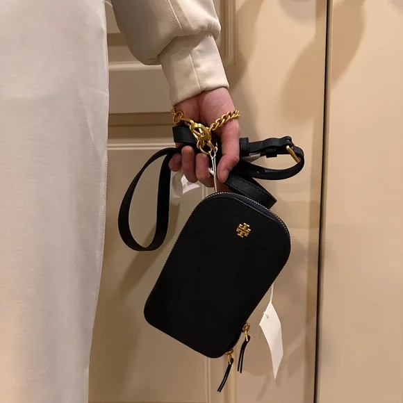 NWT Tory Burch Emerson Leather Phone Crossbody Bag - Picture 2 of 6